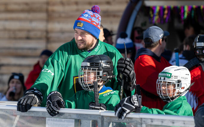 Pond Hockey Turnier in Malbun