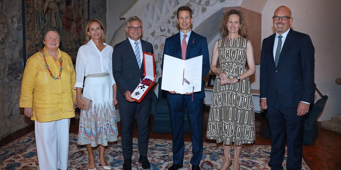 Ordensverleihung auf Schloss Vaduz - 2. September 2024