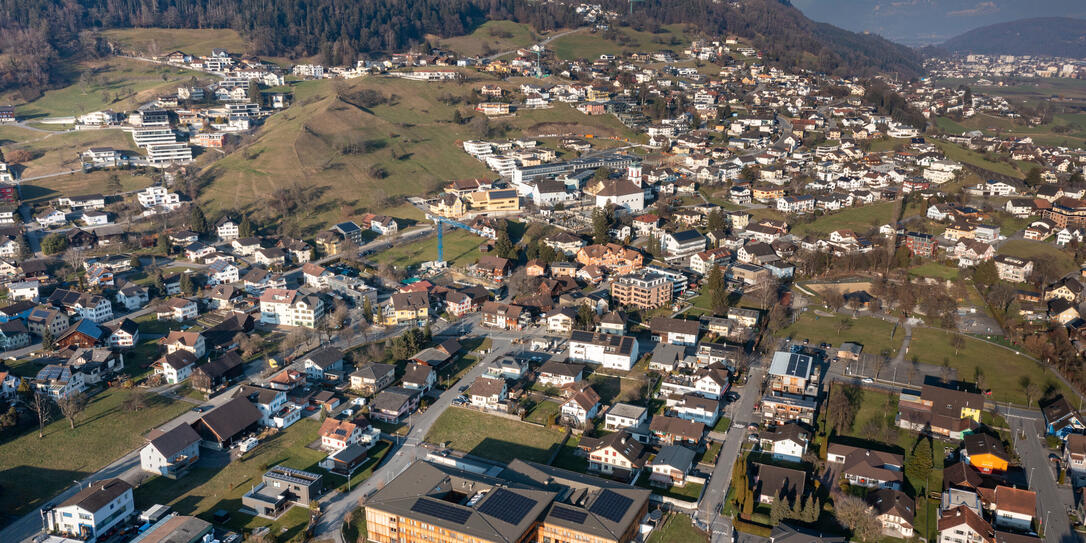 20230207 Gemeinde Mauren Luftaufnahme - Drohnenaufnahme, Drohne,