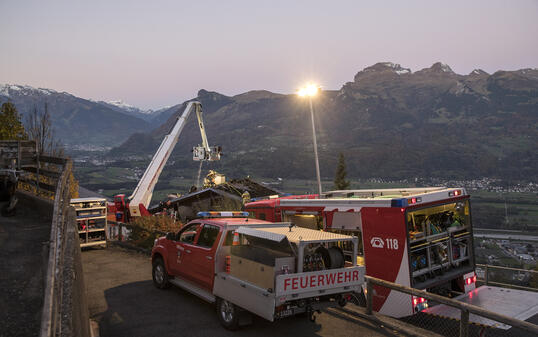 Brand in Triesenberg