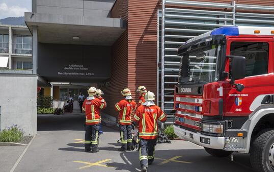 Feuerwehr Einsatz Schaan 150514