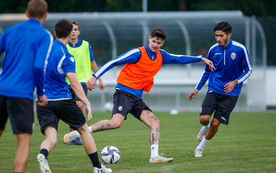 Liechtenstein Ruggell Fussball LFV Nati Training