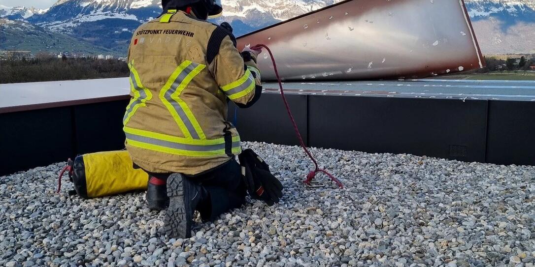 Feuerwehr Vaduz Einsatz am 6. Januar 2025