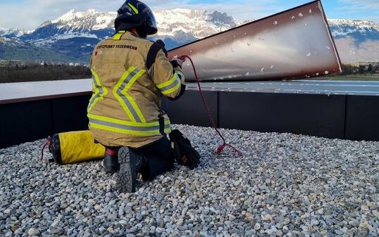 Feuerwehr Vaduz Einsatz am 6. Januar 2025