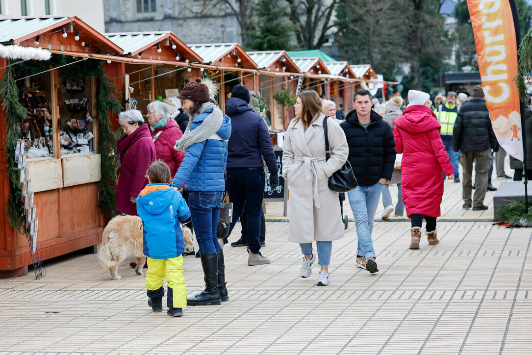 Weihnachtsmarkt, Vaduz, Liechtenstein.