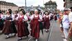 Schweiz Zuerich Eidgenoessisches Trachtenfest mit Beteiligung des Liechtensteiner Trachtenverbandes