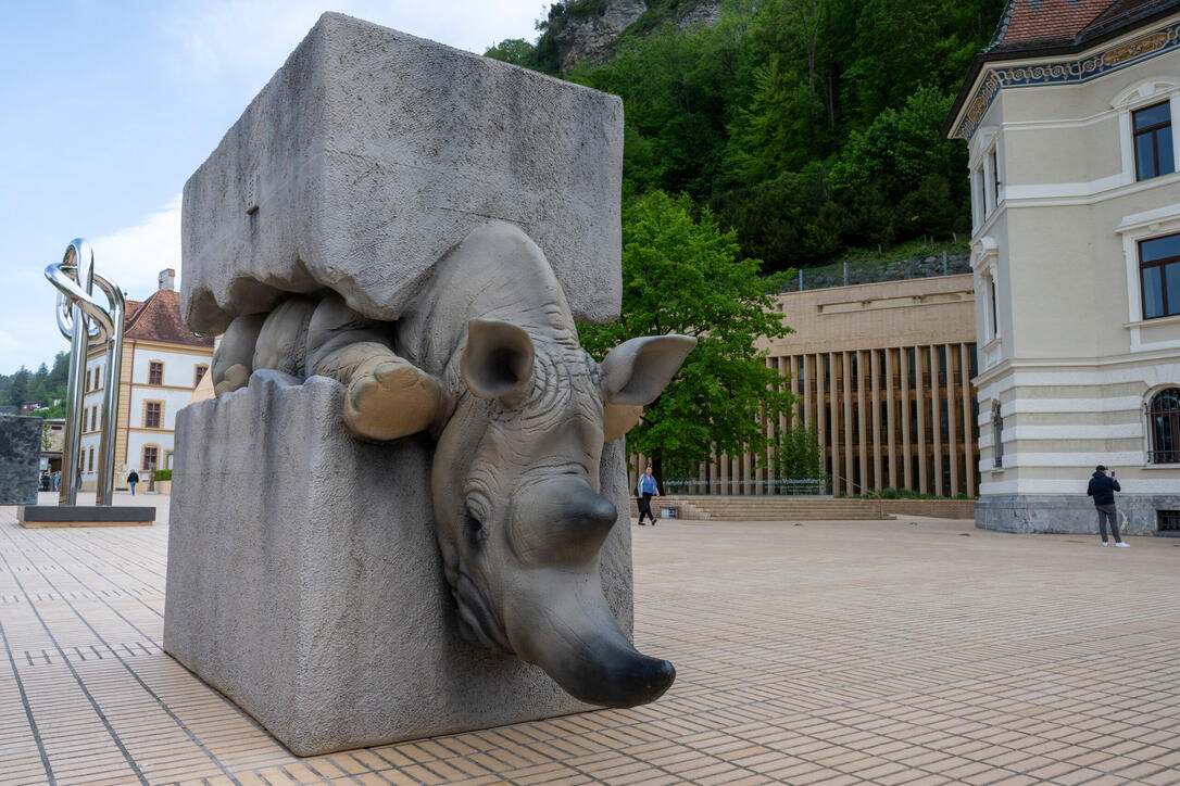 240430 Bad Ragartz in  Vaduz auf dem Peter-Kaiser-Platz 