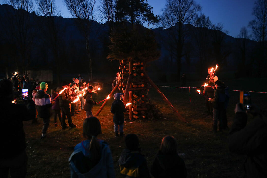 Fackel- und Lampionzug in Gamprin (08.03.2025)