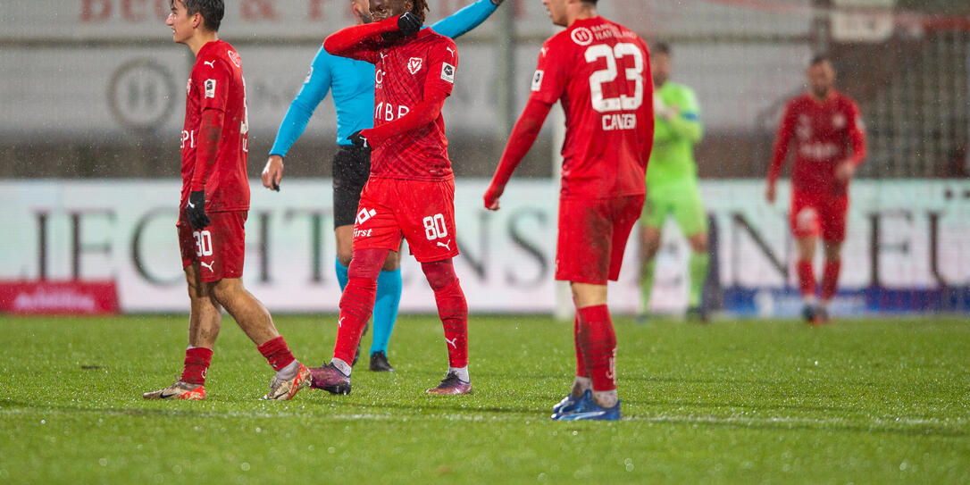 Sie sammelten Punkte für Vaduz: Golliard, Fosso und Cavegn (v.l.).