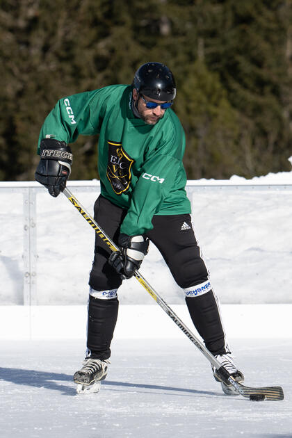 Pond Hockey Turnier in Malbun