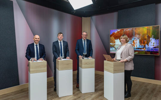 TV-Duell in Vaduz