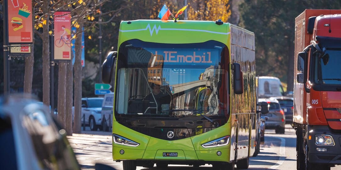 Liechtenstein Vaduz LIE-Mobil Elektrobus