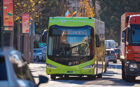 Liechtenstein Vaduz LIE-Mobil Elektrobus