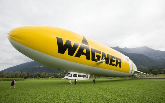 Zeppelinflug in Schaan