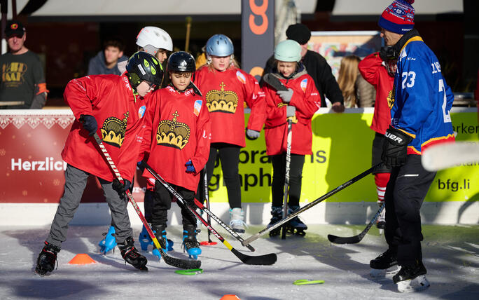 Eishockey-Schnupperkurs in Vaduz