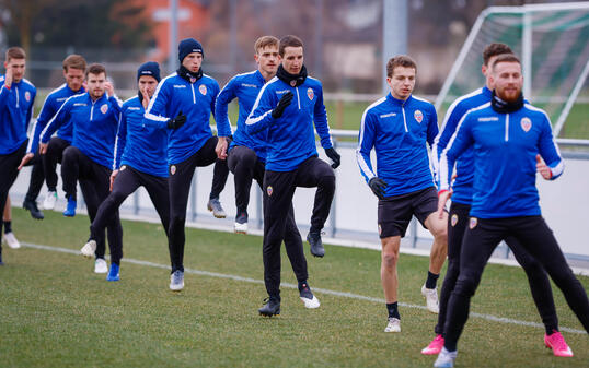 Liechtenstein Ruggell Fussball FIFA WM Quali Training Liechtenstein