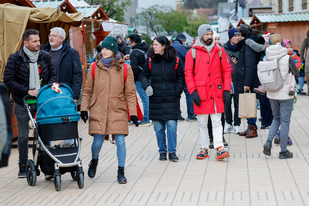 Weihnachtsmarkt, Vaduz, Liechtenstein.