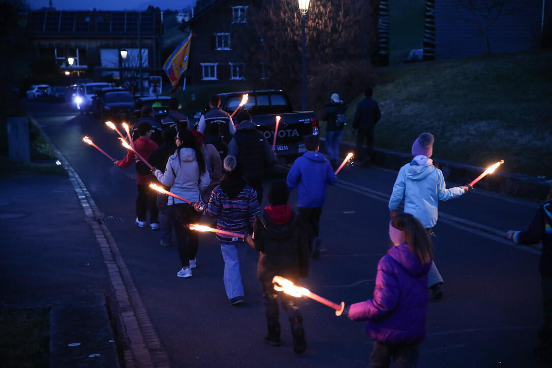 Fackel- und Lampionzug in Gamprin (08.03.2025)