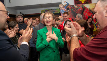 Bericht VU-Wahllokal, Rössle in Schaan(09.02.2025)