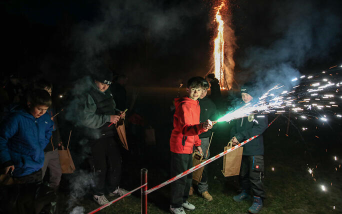 Fackel- und Lampionzug in Gamprin (08.03.2025)