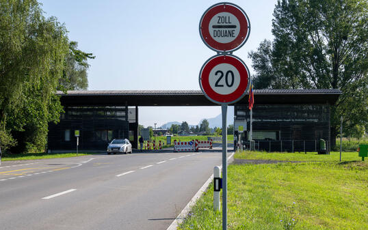 240729 Grenzübergang Ruggell-Nofels