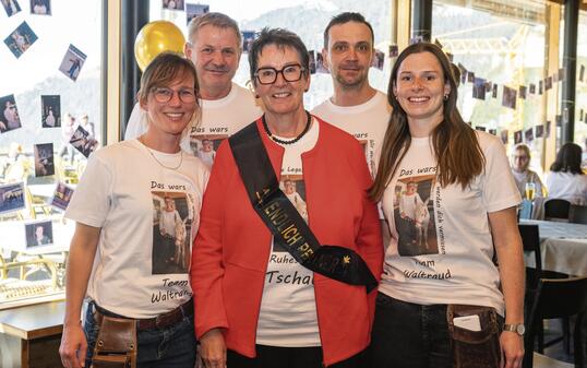 Ustrinkete bei Waltraud Degen im Schluchertreff in Malbun