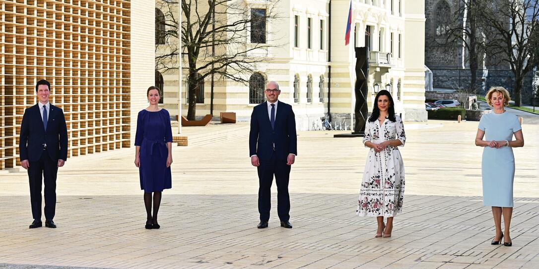 Gruppenbild Regierung