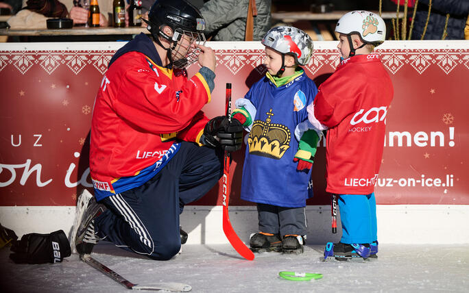 Eishockey-Schnupperkurs in Vaduz