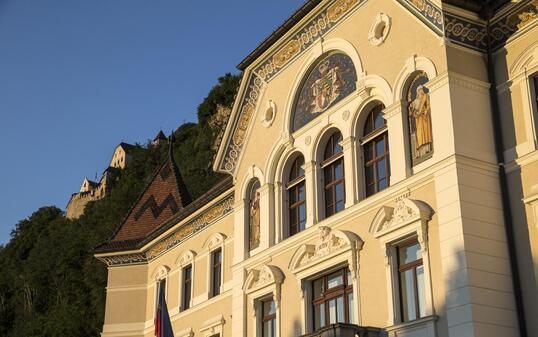 Regierungsgebäude Regierung Vaduz