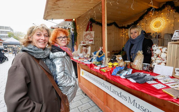 Weihnachtsmarkt, Vaduz, Liechtenstein.