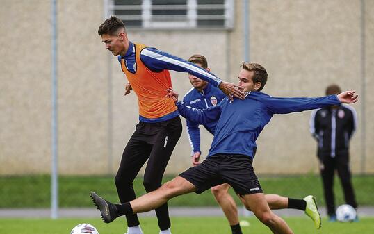 Liechtenstein Fussball LFV Training Natinalmannschaft