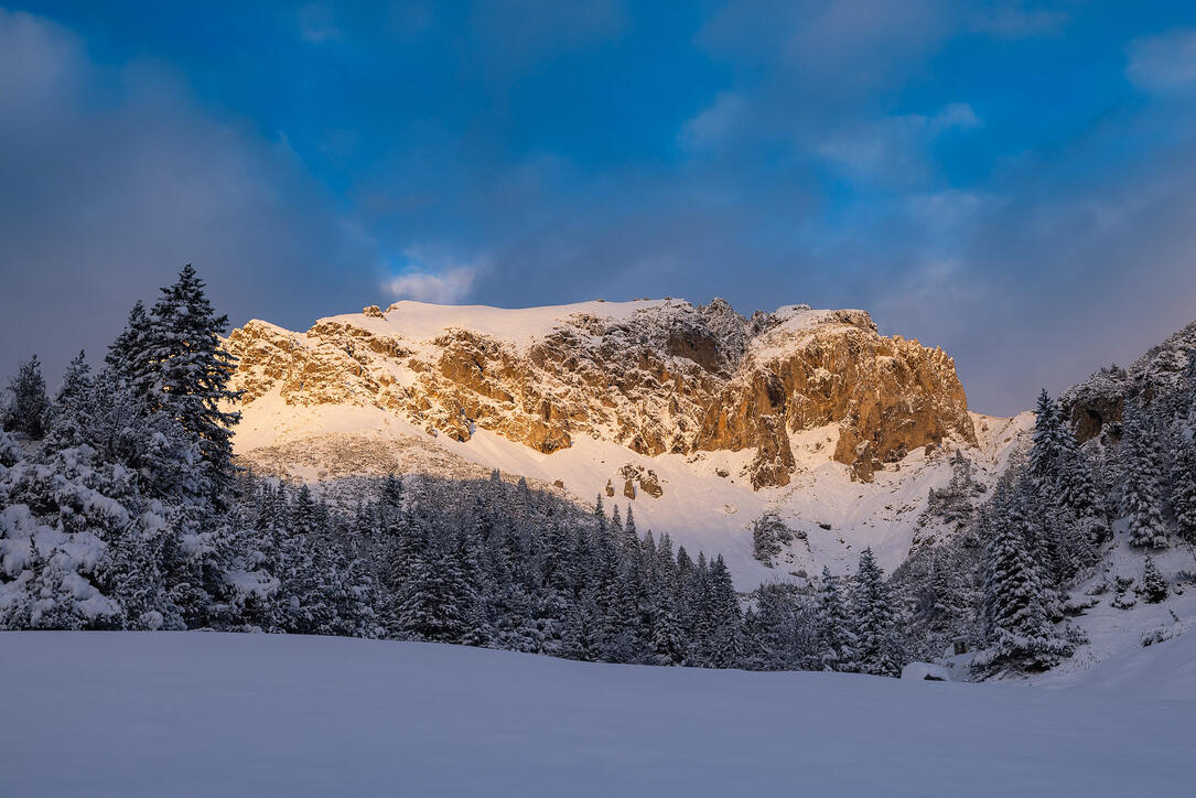 Der erste Schnee in Malbun und Steg