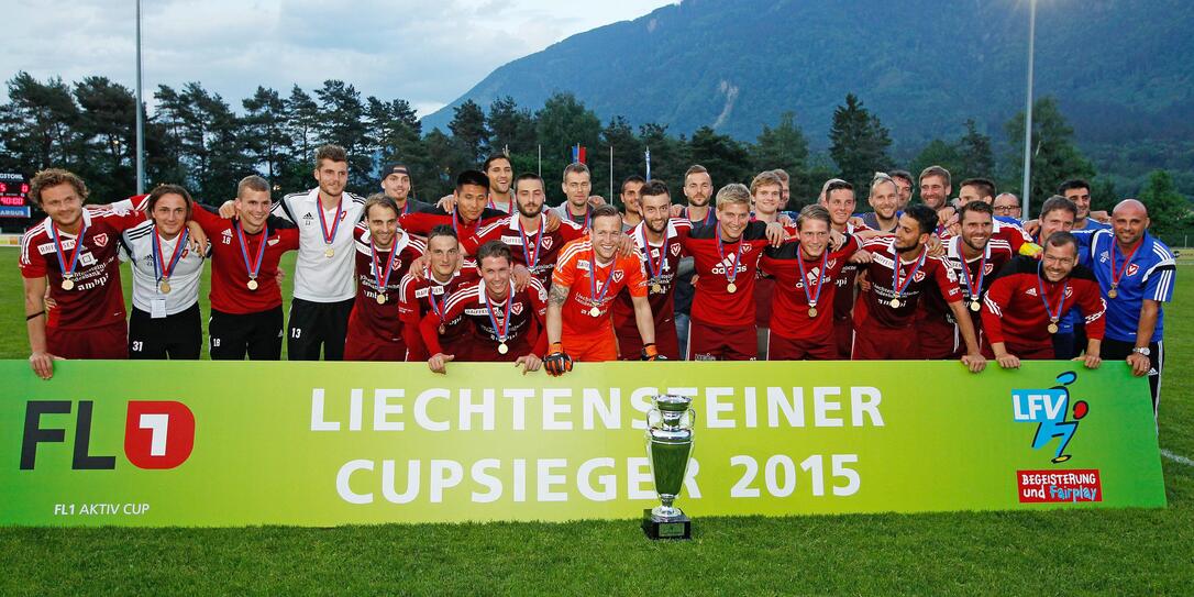 Fussball Liechtensteiner Cupfinal FC Vaduz - FC Triesenberg