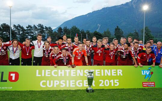 Fussball Liechtensteiner Cupfinal FC Vaduz - FC Triesenberg