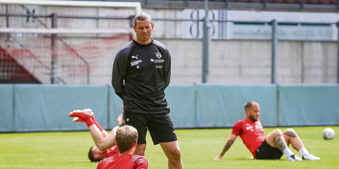 Fussball Challenge-League FC Vaduz 1. Training nach Corona