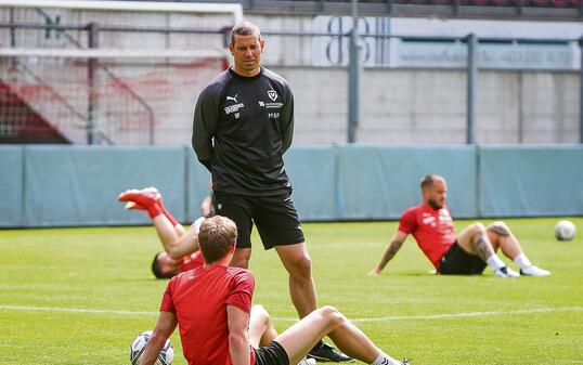 Fussball Challenge-League FC Vaduz 1. Training nach Corona