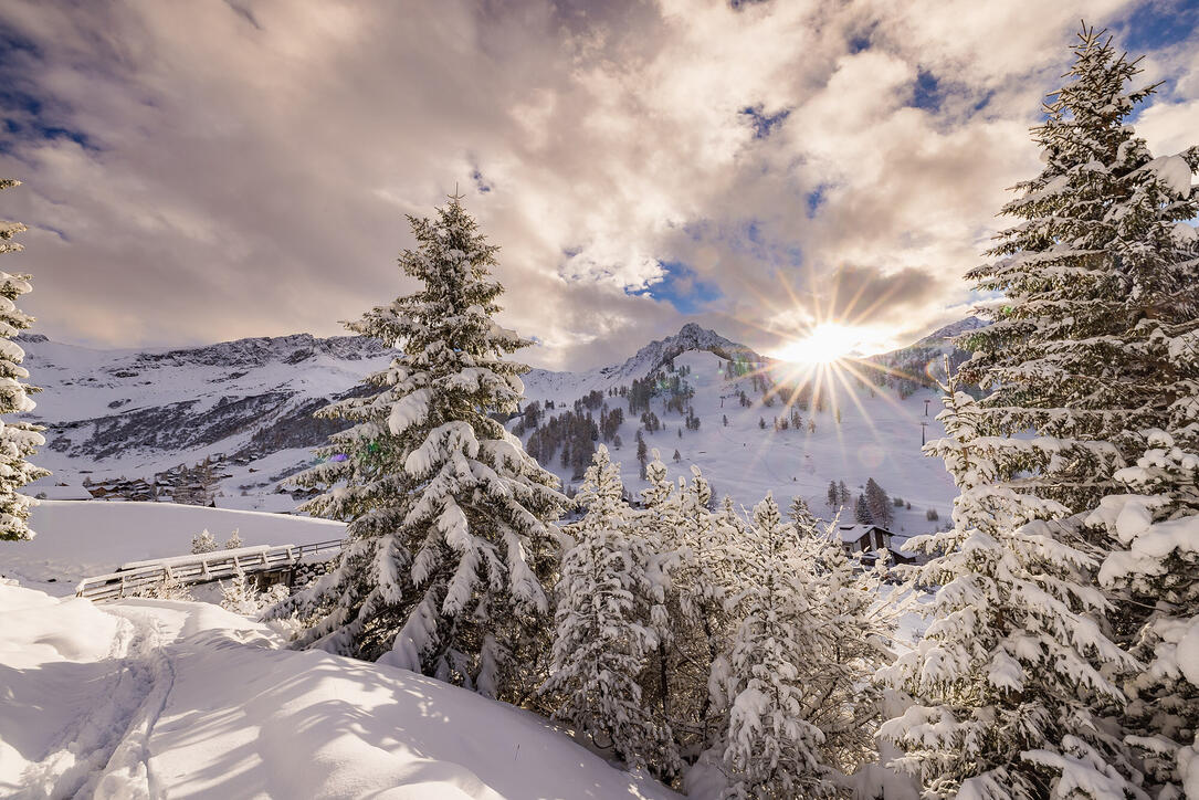 Der erste Schnee in Malbun und Steg