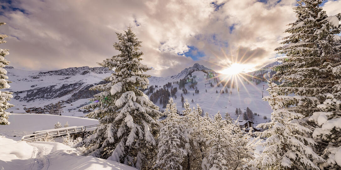 Der erste Schnee in Malbun und Steg