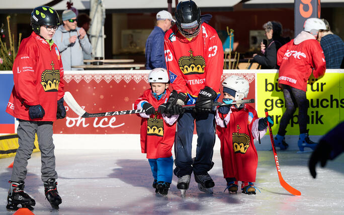 Eishockey-Schnupperkurs in Vaduz