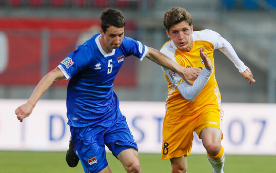 Liechtenstein Vaduz Fussball UEFA Nations League Liechtenstein - Moldawien