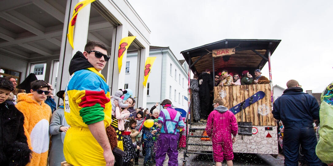 Grosser Fasnachtsumzug in Schaan