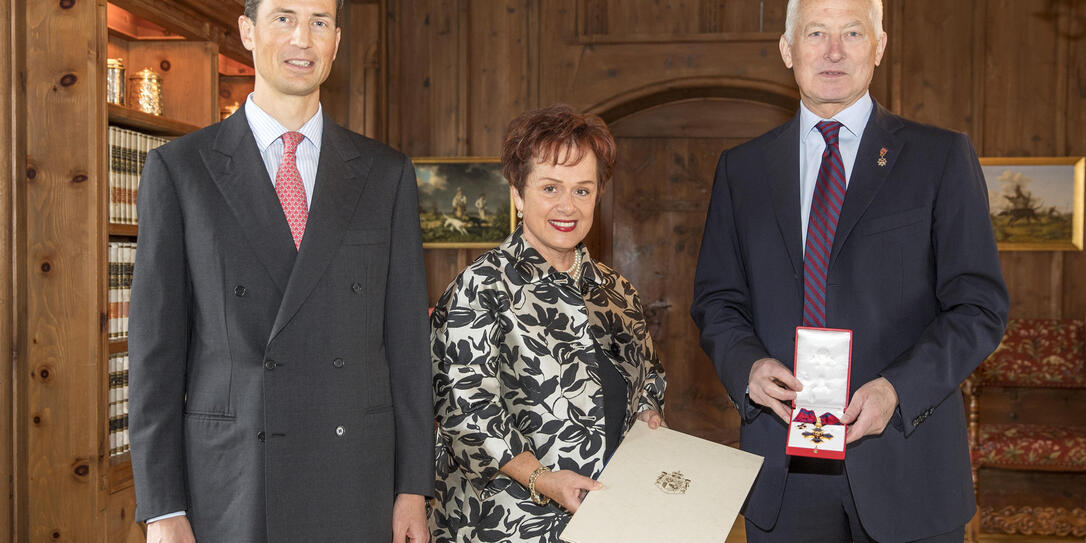 Ordensverleihung Schloss Vaduz Claudia Fritsche