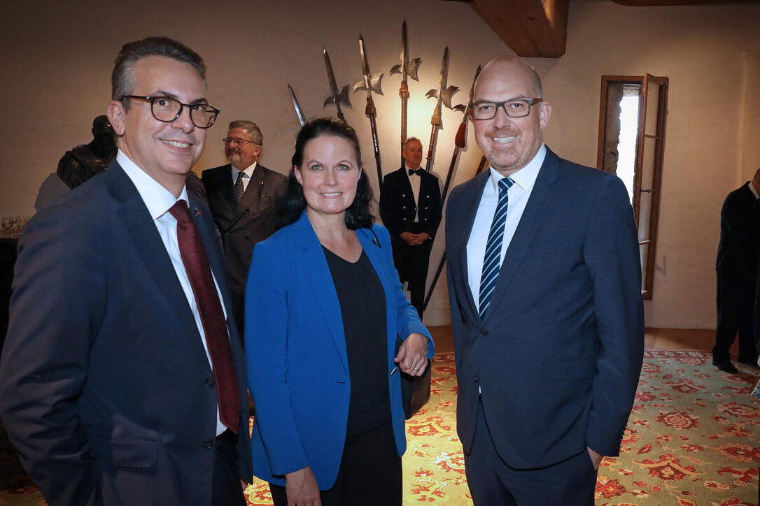 Neujahrsempfang auf Schloss Vaduz, Fürstentum Liechtenstein,