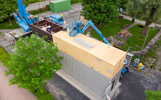 250512 Aufbau der Biogasanlage