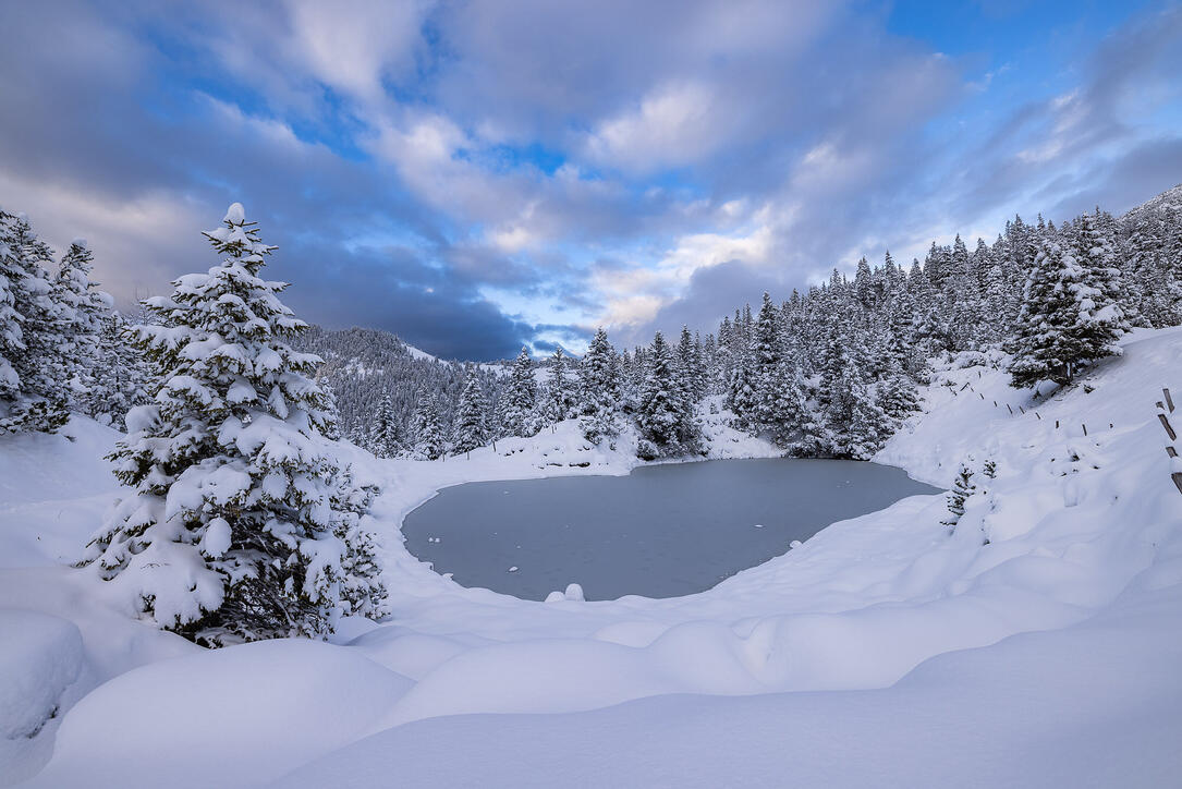 Der erste Schnee in Malbun und Steg