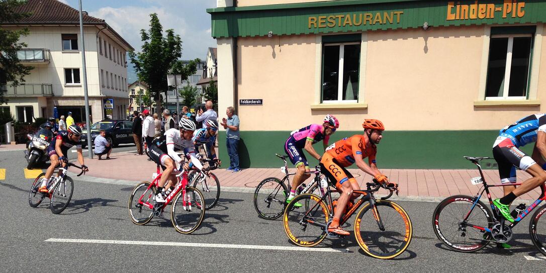 Tour de Suisse in Schaan Spitzengruppe