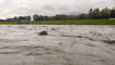 Hochwasser Rhein in Vaduz