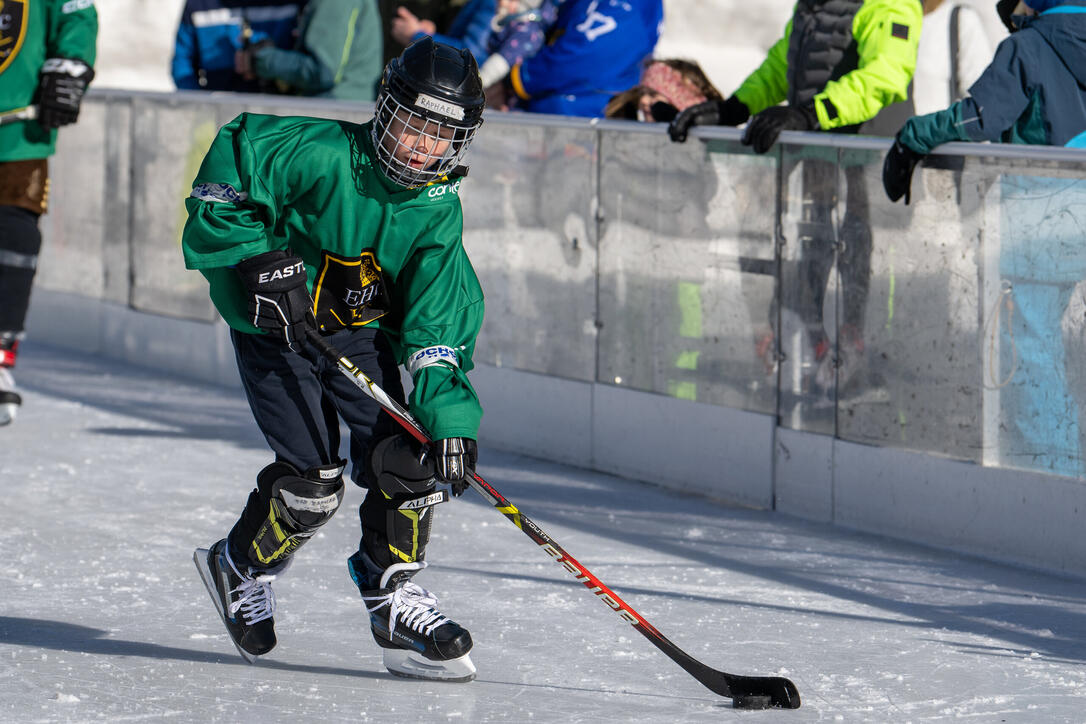 Pond Hockey Turnier in Malbun