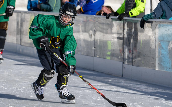 Pond Hockey Turnier in Malbun