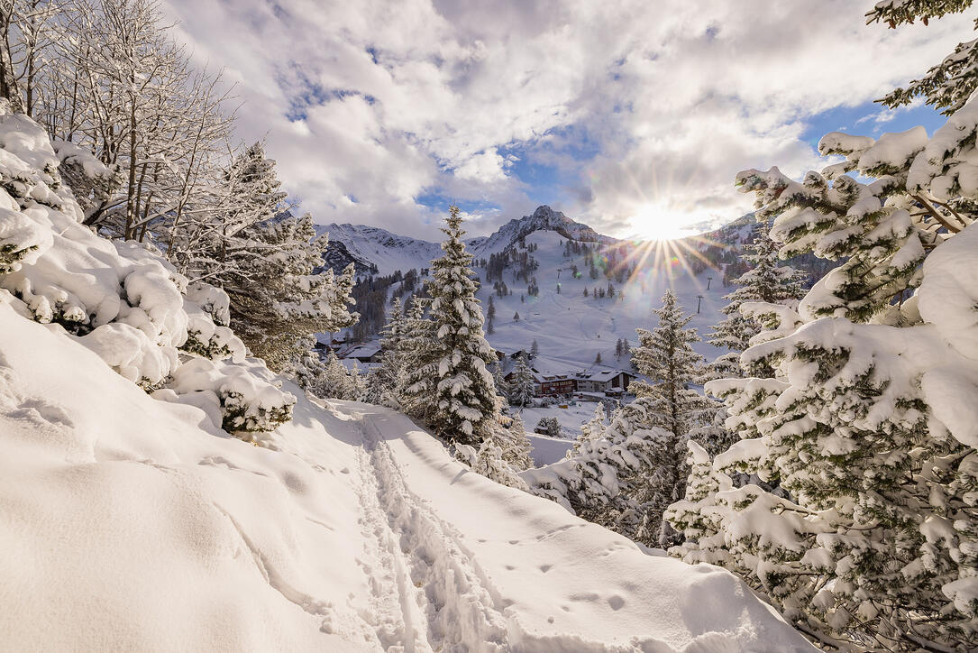 Der erste Schnee in Malbun und Steg